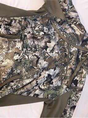 Sitka Camouflage Pullover Hoodie - Green/Brown Camo